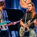 Zespół Piękno na występie w Krakowie